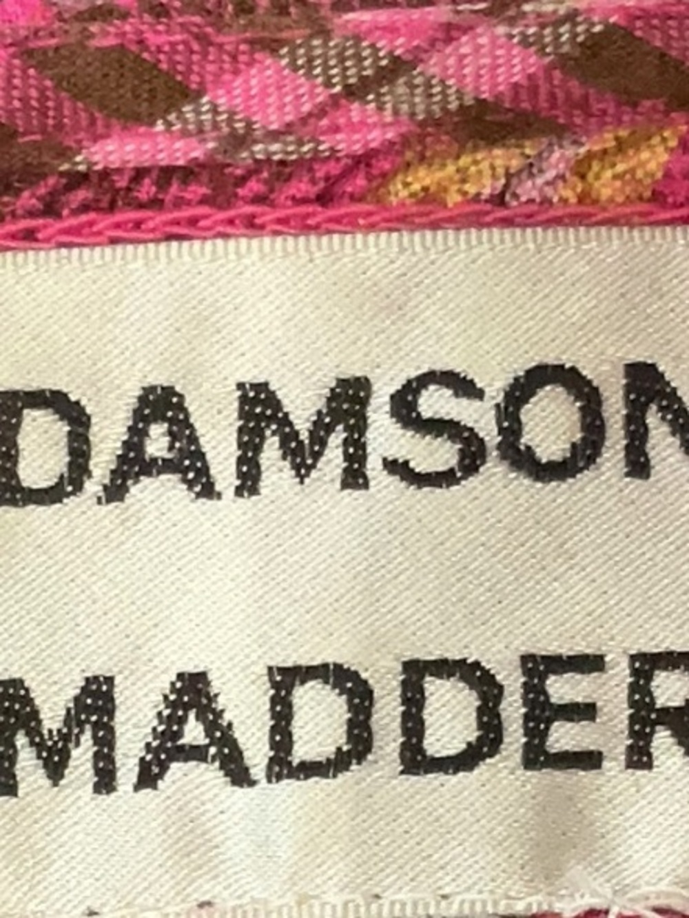 Damson Madder Becca Multi-Way Midi Dress in Pink/Khaki Check | US 12 - Picture 13 of 16